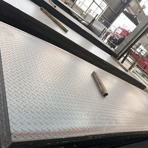 SS400 Ms Checkered Floor Carbon Q235B Hot Rolled Steel Plate Container Plate With Welding Bending Cutting Services 2mm-5mm thumbnail-6