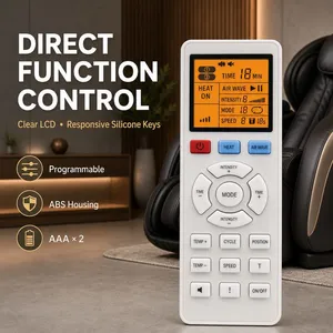 17-Key Programmable Massage Chair Remote Control LCD Screen IR RF Controller for Smart Recliner thumbnail-1