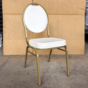 Modern Luxury High Back Outdoor Indoor Black PU Leather Banquet Chairs Hotel Chairs Wedding Dining Banquet Chairs thumbnail-4