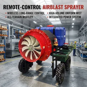 Remote Controlled Air Assisted Sprayer Machine for Fruit Trees Orchards Vineyards and Farms thumbnail-3