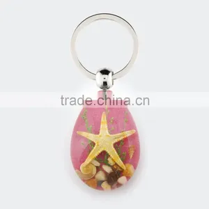 2016 New Lovely Beautiful Key Chain for Promotion Gift With Real Sealife thumbnail-1