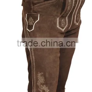 German Bavarian Lederhosen, Lederhose, Herren Trachten Lederhosen Kurz thumbnail-1