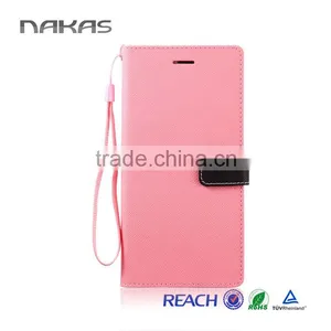 Various of Colors Transparent Leather+ pc Phone Case for Iphone 6 thumbnail-1