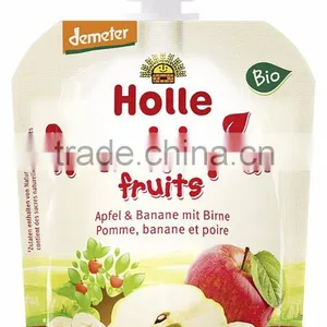 Holle - Apple & Banana With Pear Pouchy - Fruit in Squeeze Bag, 90g thumbnail-1