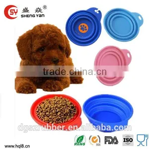 Silicone Dog Travel Bowl thumbnail-1