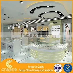 Professional Rotating Glass Frames Display Cabinet, Perfect Product Optical Eyeglass Shop Display Cabinet thumbnail-1