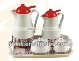5PCS Deluxe Tea & Coffee Vacuum Flask Set (V-H4310AL-5T) thumbnail-1