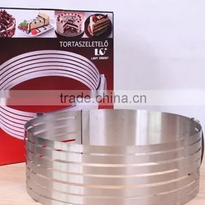 YangJiang Factory Manufature High Quality Big Size Stainless Steel Round Cake Mold thumbnail-3