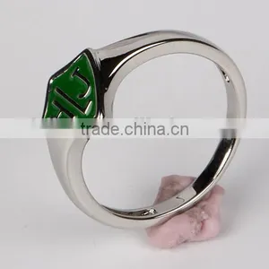 Top Quality Popular Green Lantern Wedding Ring thumbnail-4