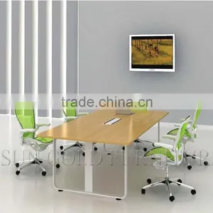 Mini Small Square Conference Table / Meeting Table / Coffee Table (SZ-MT058) thumbnail-4
