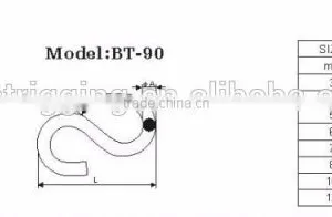 Hot Selling China Supplier Stainless Steel Aisi 316 304 S-Shaped Snap Hook Large Heavy Duty thumbnail-2