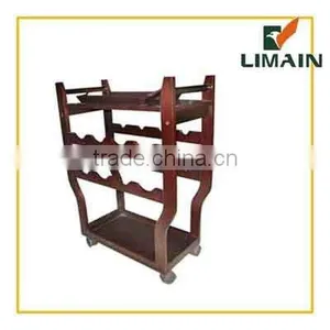 Wooden Bottle Shape Wine Rack thumbnail-1