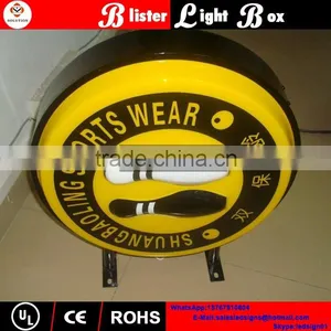 3D Advertising Outdoor Waterproof Round Forming Blister Light Box thumbnail-6