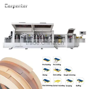 KDT Structure Full Automatic Edge Banding Machine for Pvc Wood Veneer Edge Banding on MDF thumbnail-1