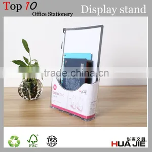 Best Price A4 Plastic Clear Magazine Display Stand thumbnail-2
