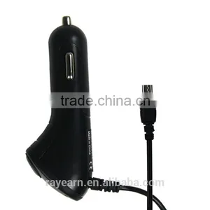 REYON Dual Rapid USB Corded Car Charger Cigarette Charger for Dual Car Charger With Micro USB - for Motorola Droid Razr Maxx, thumbnail-1