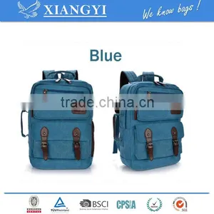 Vintage Canvas Briefcase School Business Bag Men Messenger Laptop Backpack thumbnail-2