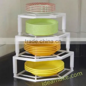 3 Tiers Dish Organizer Smart Kitchen Organizer thumbnail-1