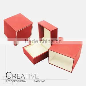 High Quality Red Single Wooden Watch Box thumbnail-1