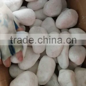 Popular and Hottest Snow White Tumbled Pebbles On Sales thumbnail-6