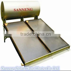 2016 China Flat Panel Solar Hot Water Heater With Blue Chorme Collector Quality Choice thumbnail-3