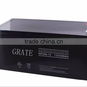 GRATE Valve Sla Battery Solar Energy Storage Battery Np200-12 Ups Battery12v 200ah thumbnail-1