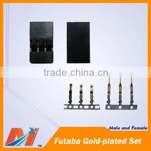 Maytech Futaba Servo Connector Plug Golden Plated Set Maytech Futaba Servo Connector Plug Golden Plated Set Maytech Futaba Servo thumbnail-1