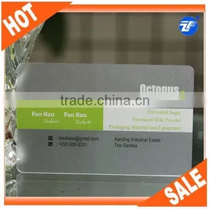 Transparent Pvc Business Card 0.38mm Thicknerss Supplier's Choice thumbnail-2