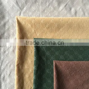 New Style 3D Embossed Flock Fabric for Upholstery, Cushion, Bag thumbnail-1