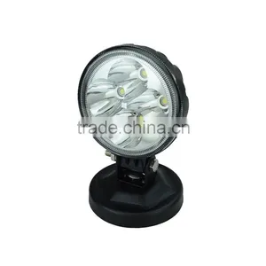 12W Round Mini LED Work Light Car Headlight LED Work Lamp thumbnail-2