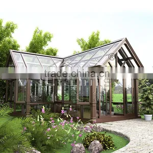 Pop up Elegant Design Aluminum Alloy Glass House Sunroom thumbnail-4