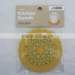 PVC Tea Cup Bar Mat Coaster Vegetable Shaped Coaster Coaster Bus Toyota Coaster Bus thumbnail-6