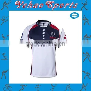 OEM Mesh Football Jersey Fabric,custom Made Rugby Jesey thumbnail-1