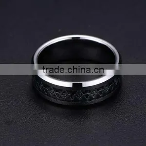 Classic Vintage Masonic Symbol Rings for Men, Retro Men's Tungsten Rings thumbnail-4