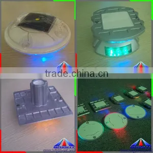 Blue Green Red White Solar Traffic Sign Light thumbnail-4