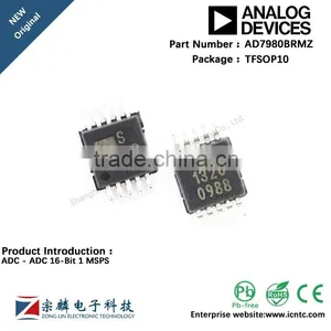 Genuine Original AD7980BRMZ TFSOP10 TFSOP10 AD7980 ADC thumbnail-1