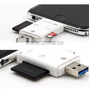 I-Flash Drive OTG for Iphone/ipad/ipo/andoir With TF SD Reader USB Flash Drive Logo Custom thumbnail-5