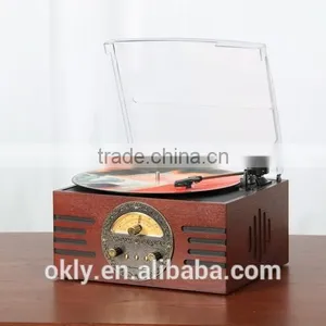 Audio LP Player Belt Driver USB Turntable /Vinyl Turntable With Usb sd Mmc Mp3 Player thumbnail-1