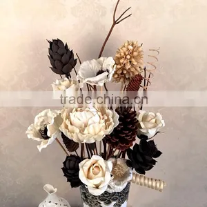 Artificial Flowers Home Decoration Garden Decoration Silk Rose Dry Flower Gifts thumbnail-6
