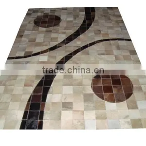 Hair-On Cowhide Leather Carpet PL-329 thumbnail-1