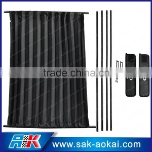Factory Price Polyester Cloth Car Side Window Curtain With Car Curtain Rail thumbnail-2