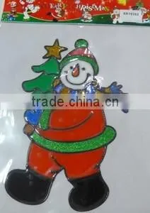 PVC Sticker ,Christmas Santa Claus Window /Door Sticker thumbnail-3