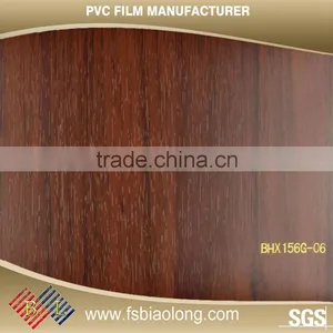 Factory Manufacture Customized Wood Grain Pvc Film for Cabinet Door thumbnail-1