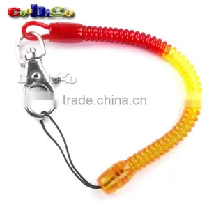 8-1/2"(215mm) Mix Color Expandable Coil With Metal Hook for Mobile Phone Straps #FLQ062B(Mix-s) thumbnail-4