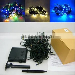 200leds Flash Colorful Christmas Holiday Decorations Hanging Tree Solar Led String Light thumbnail-6