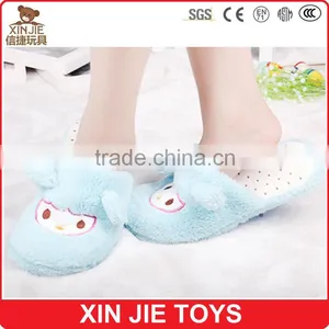 Cute Plush Sheep Slippers Lovely Lamb Plush Slippers Hot Sale Lades Plush Animal Slippers thumbnail-4