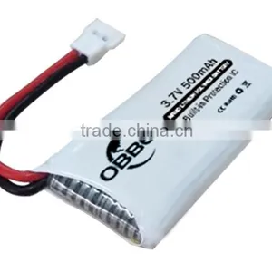 1S1P 3.7v 380mAh Lithium Polymer Battery for RC Drones thumbnail-5