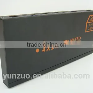 HDMI Switch Splitter Matrix 4x2 4 in 2 Out FullHD V1.4 thumbnail-1