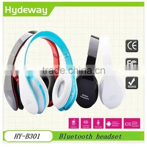 China Manufacture OEM Wireless Headband Stereo Headphone Bluetooth Headset HY-B301 thumbnail-6