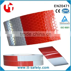 High Visible Sticker Honeycomb Reflective Self Adhesive Tape for Warning Safety thumbnail-1